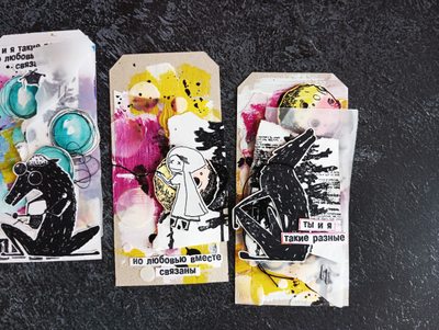 ФП штамп "Волк и Красная шапочка"