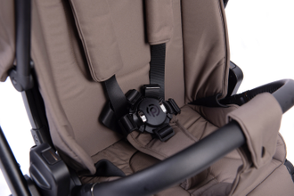 Коляска 2в1 Peppy Monaco 2025 Brownie (коричневый) рама черная