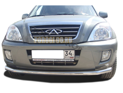 Защита переднего бампера d60 для Chery Tiggo FL (2012)