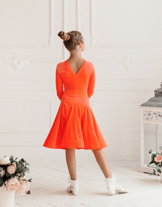 Платье рейтинг бифлекс, оранж