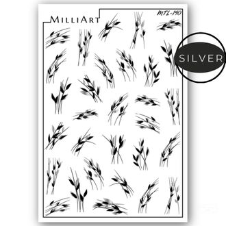Слайдер-дизайн MilliArt Nails Металл MTL-190