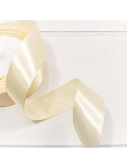 Лента атласная 25мм (64, шампань), 22,9м