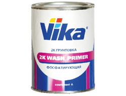 Грунтовка VIKA ФОСФАТИРУЩАЯ 2К (WASH PRIMER) (0,8кг) + Отвердитель 2К КИСЛОТНЫЙ (0,67кг)