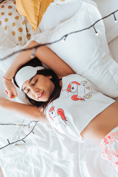 Шелковая пижама "Единорог"