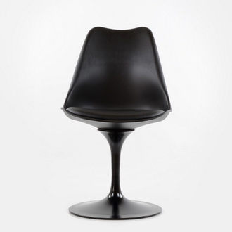 Кресло N-8 Tulip style BR черный с черной подушкой SL
