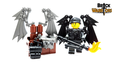 Броня стимпанк с крепление для крыльев (цвет: черный)