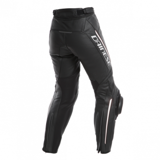 Брюки кожаные женские Dainese DELTA 3 LADY Black/Black/White