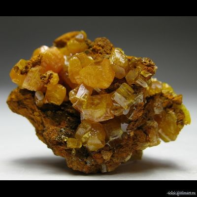 Миметит на породе. Китай. 25*19*19мм.