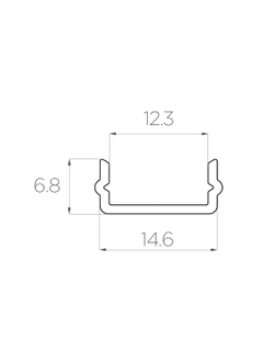 Алюминиевый профиль 4L-1606-S ANOD