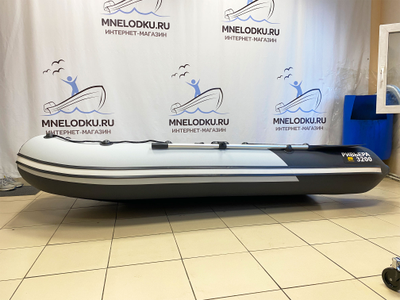 Ривьера Компакт 3200 НДНД светло-серый/черный комби сбоку