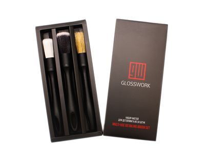 Multi-Use Detailing Brush Set Набор кистей для детейлинга из 3х штук, диаметр 24мм. GWBR-24X3