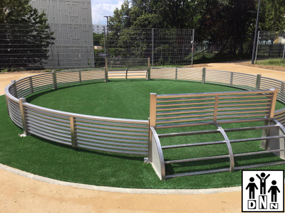 Ринг для панны низкий из нерж. стали DNN