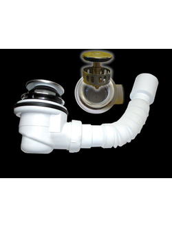 Слив сифон душевой кабины Click Clack универсал