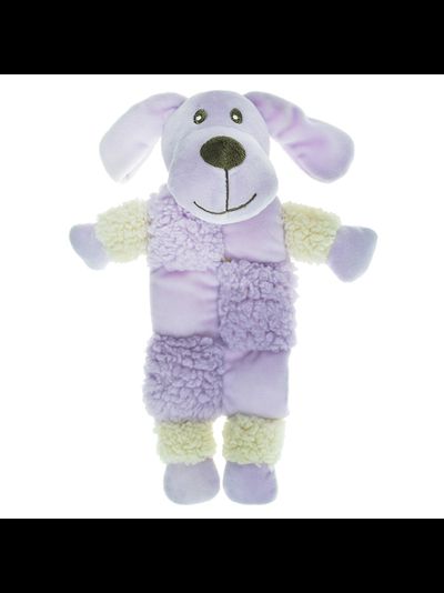 AROMADOG Игрушка для собак BIG HEAD Собачка сиреневая с тремя пищалками 20 см