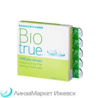 Линзы ежедневной замены Biotrue One Day (90 линз) в ЛинзаМаркет Ижевск