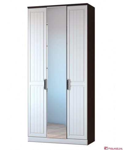 ВЕНЕЦИЯ-1 Секция-8 Шкаф 3-створчатый венге