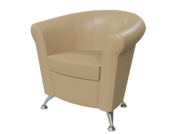 Банкетка ЛАГУНА 6-5116 экокожа Кофе с молоком