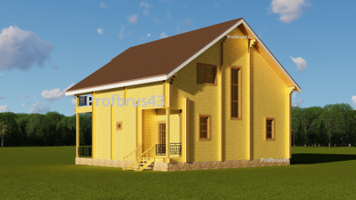 Домокомплект из клееного бруса "Нагорск-2", 136 м2