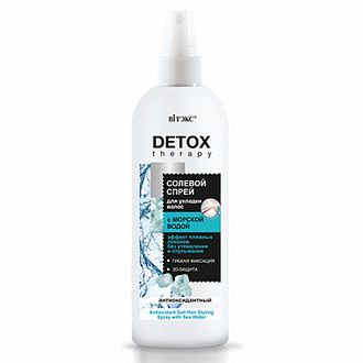 ВИТЕКС DETOX Therapy СОЛЕВОЙ СПРЕЙ для укладки волос с морской водой антиоксидантный  200мл