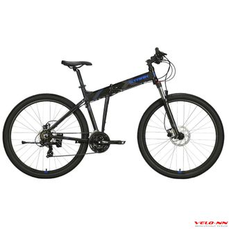 Велосипед Stark'21 Cobra 29.2 HD чёрный/голубой