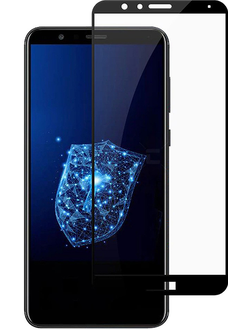 Защитное стекло Perfeo для Huawei Honor 7X (черная рамка)