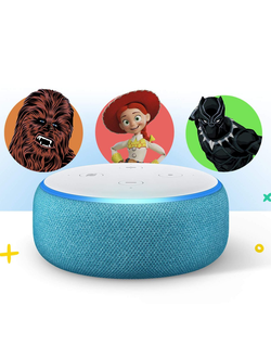 Умная колонка Amazon Echo Dot 3rd Gen, Kids Edition (Blue)