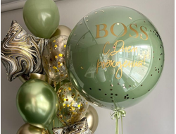 Сет из гелиевых шаров " Босс"