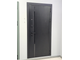 Металлическая входная дверь «Кварц» белый матовый / муар черный
