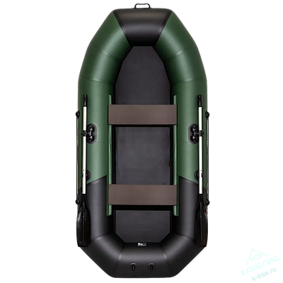 Лодка ПВХ Мастер Лодок Таймень NX270 "Комби" Зелёный / Чёрный