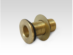 Отвод из бака в сборе латунный Ду50 2"