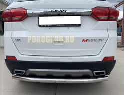 Защита заднего бампера d60 для Lifan Myway (2017-...)