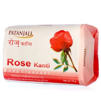 Мыло Роза Rose Kanti Patanjali, 125 гр
