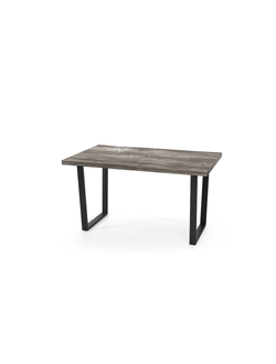 Стол ШЕРВУД КРАФТ раздвижной/черный каркас/ЛДСП Сосна Пасадена ST 36/1400(+380)х850