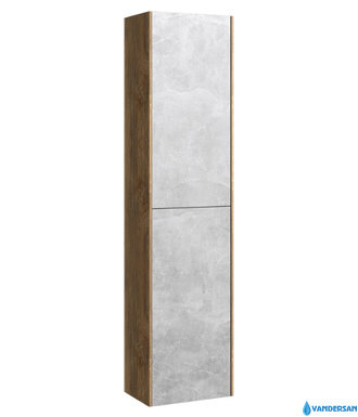 Пенал Aqwella Mobi-36, цвет дуб балтийский/бетон светлый
