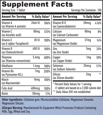 Basic Adult Multivitamin