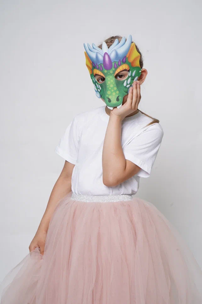 Кукольный театр. Маска "Зеленый дракон"