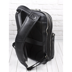 Кожаный рюкзак Bertario Premium black (арт. 3102-51)