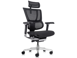 Comfort Workspace IOO 2 PRO ELECTRO, черн каркас/сетка Black T-168-B1, ЭЛЕКТРО МЕХ, крестовина метал