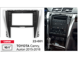 ПЕРЕХОДНАЯ РАМКА ДЛЯ УСТАНОВКИ АВТОМАГНИТОЛЫ CARAV 22-601: 10.1&quot; / 250:241 x 146 mm / TOYOTA Camry, Aurion 2015-2018