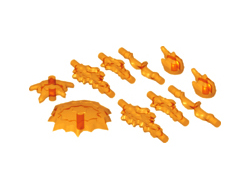 Power Bursts, 10 in Bag Multipack, Trans-Orange (35032 / 6218844 / 6218868)