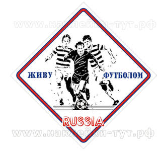 Наклейки на авто, на одежду "Футбольный Чемпионат Мира в России 2018 г." (от 50 р.) для болельщиков.