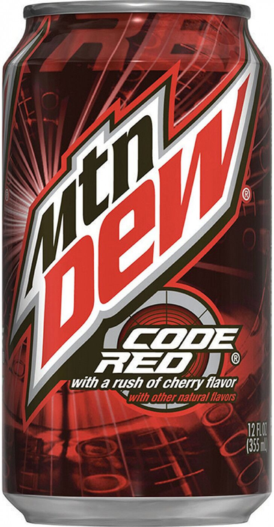 Газированный напиток Mountain Dew Код Ред, 355мл