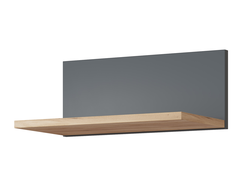 Прихожая ЭМИЛИЯ - Полка ЭЛ-9 Дуб Крафт золотой/Графит