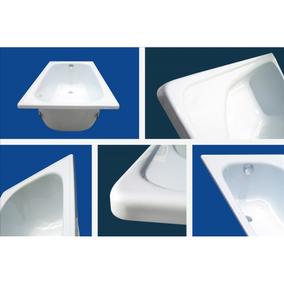 Ванна стальная White Wave Classic 150х70 с ножками