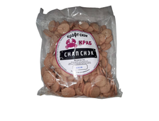 Снапсы БЕЛЫЕ со вкусом КРАБА, в упаковке 1 кг