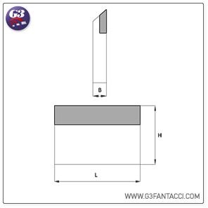 Строгальные ножи G3Fantacci 0515 с твердосплавным вкладом