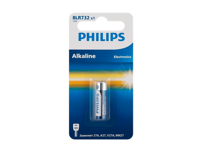 Батарейка Philips 27A 12V 8LR50 щелочная