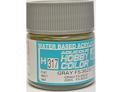 Mr. Hobby: Краска акриловая H317 "Gray FS36231 Flat"