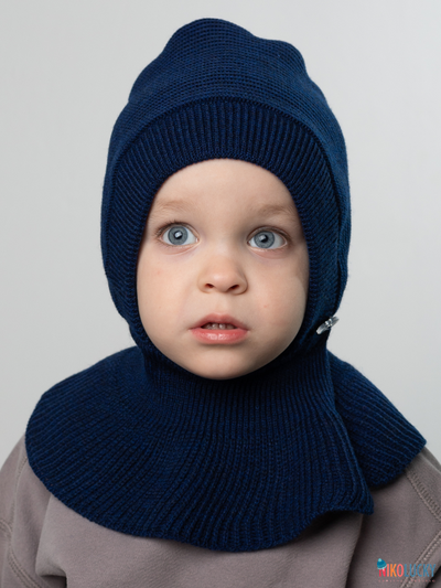 Шапка-шлем 24201-01 х/б подклад, темно-синий 42-44