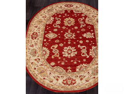 Ковер NAIN 101-01-kb rust-cream / 0,85*1,43 м овал